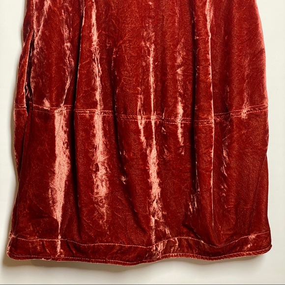 ❤︎︎ 𝕍𝕒𝕝𝕖𝕟𝕥𝕚𝕟𝕖 ❤︎︎ Rᴀᴄʜᴇʟ Rᴏʏ Cʀᴜsʜᴇᴅ Vᴇʟᴠᴇᴛ Tᴀɴᴋ Sᴛʏʟᴇ Mɪɴɪ Dʀᴇss - Picture 6 of 10